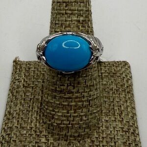 Gems En Vogue Sleeping Beauty Turquoise Ring 7.5